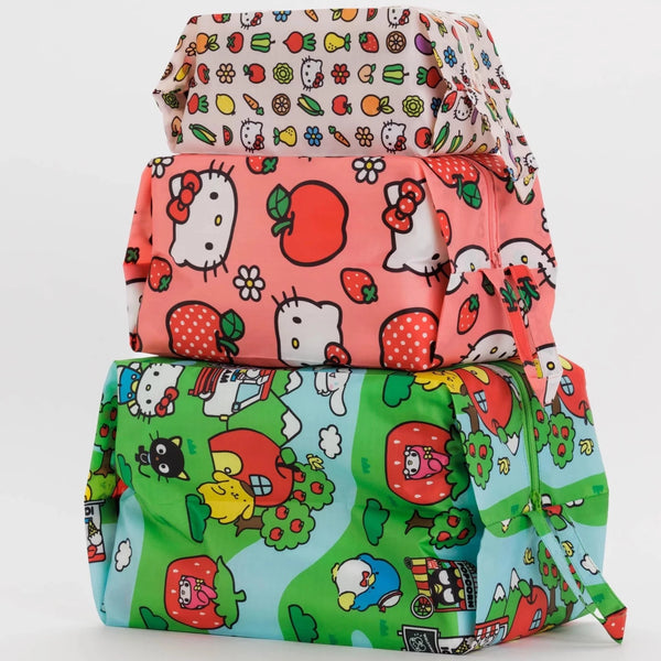 Preorder Baggu Hello Kitty and Friends 3D Zip Set