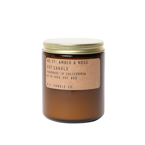 P. F. Candle Co. Amber & Moss - 7.2 oz Soy Candle