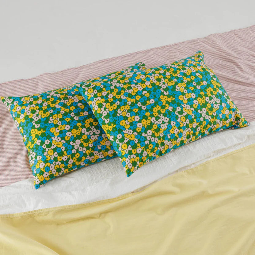 Baggu Flowerbed Pillow Case- Set of 2