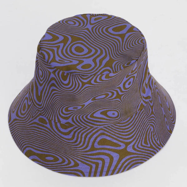 Baggu Trippy Swirl Seaweed Bucket Hat