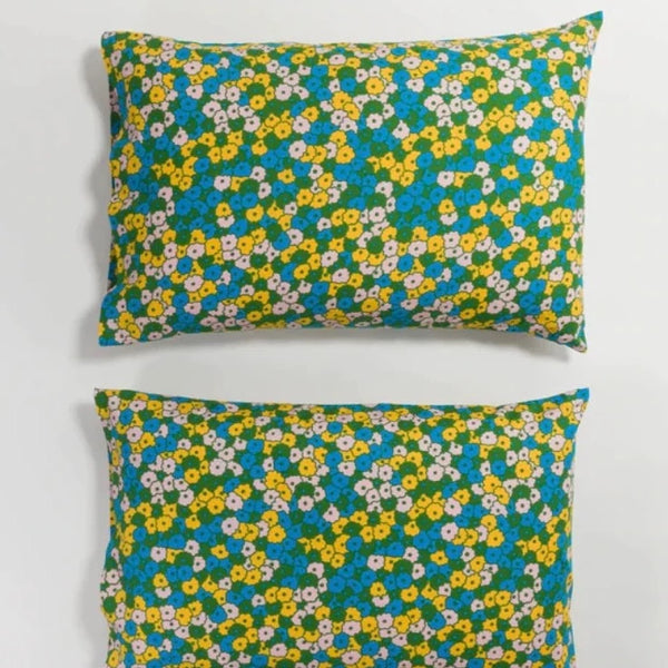 Baggu Flowerbed Pillow Case- Set of 2